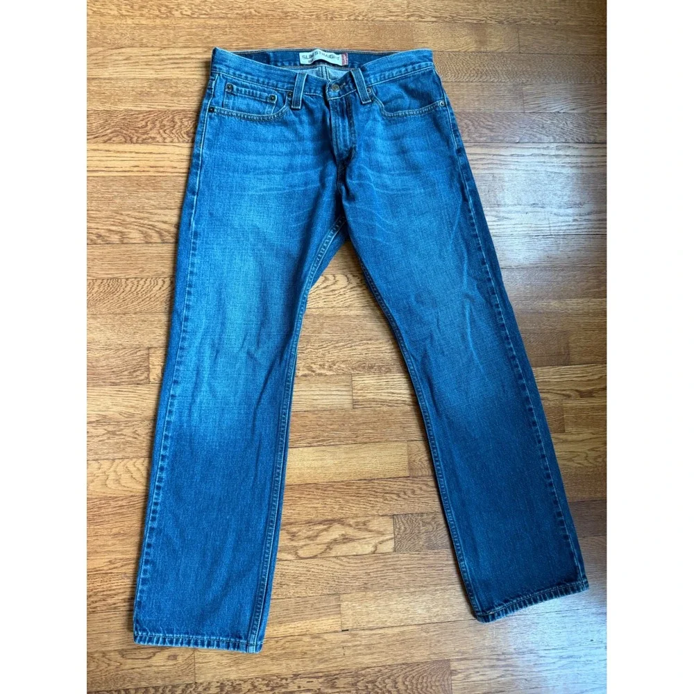 Levis 514 Slim Straight Jeans Mens 31x30 Medium Wash Blue Denim Pants